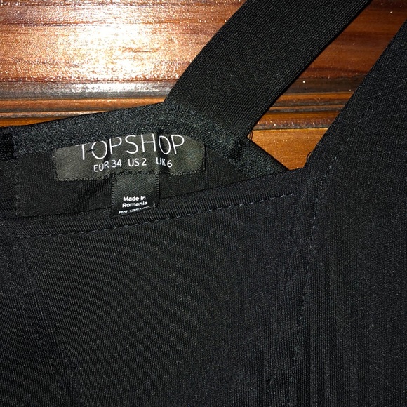 Black mini dress with open back and front - Picture 8 of 8